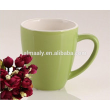 wholesale colored glazed porcelain mug